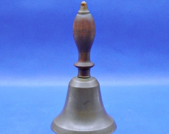 Victorian Era Bronze School Bell, unknown maker ca 1880-1900