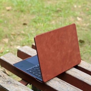 Custodia in pelle per MacBook Air 15 M2 M3, Custodia in pelle per Air 15 M2 M3 Custodia rigida in pelle, MacBook Air 15, Custodia in pelle, MacBook Air 15 M2, M3