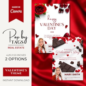 Grund und Boden Pop-By Schlagworte | Valentinstag | Makler Kunden Geschenke | Valentine Pop Von | Schönster Teil meines Geschäfts | Pop-By-Tag | Leinwand