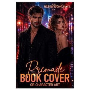 Dark Romance Ebook Cover, Mafia Boss Art, Passionate Couple, Forbidden Love Story Design