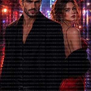 Dark Romance Ebook Cover, Mafia Boss Art, Passionate Couple, Forbidden Love Story Design