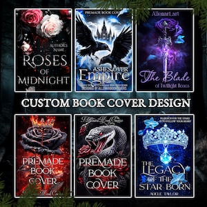 Custom Book Cover Design, Personalized Book Cover, Digital Book Cover, Romance Cover Design, Book Covers, EBook cover and Paperback bundle