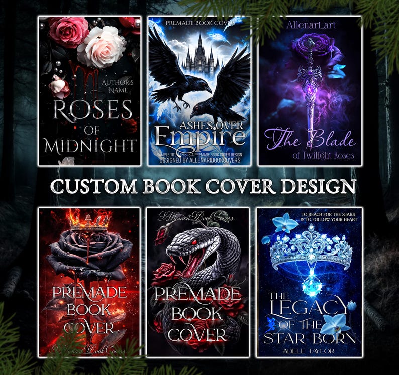Custom Book Cover Design, Personalized Book Cover, Digital Book Cover, Romance Cover Design, Book Covers, EBook cover and Paperback bundle