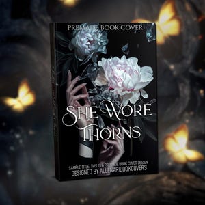 Copertina accogliente – Design predefinito per eBook digitale e tascabile. Romantico dark, poesia, fantasy, storia contemporanea, thriller, YA