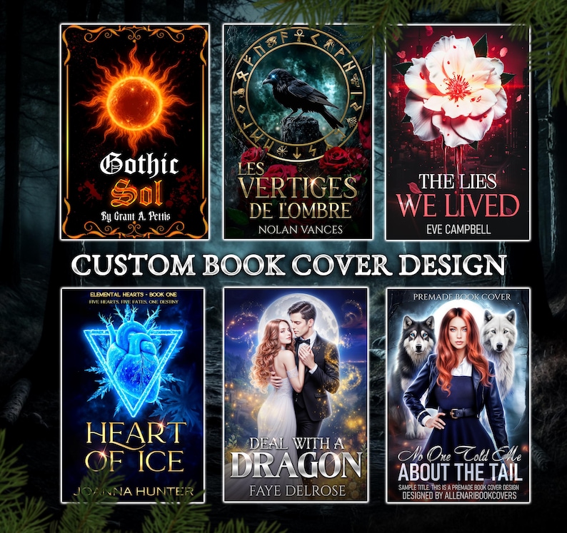 Custom Book Cover Design, Personalized Book Cover, Digital Book Cover, Romance Cover Design, Book Covers, EBook cover and Paperback bundle