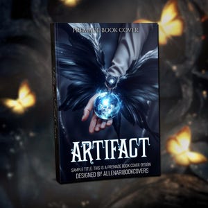 Dark Fantasy Romantasy Ebook Cover: Customizable Book Art (Digital Download)