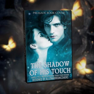 Premade Book Cover | Paranormal Romance, Dark Fantasy, Vampire Love, YA Urban Fantasy, Mystery | KDP Kindle Ebook Cover Design and Paperback