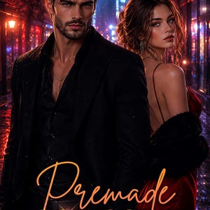 Dark Romance Ebook Cover, Mafia Boss Art, Passionate Couple, Forbidden Love Story Design