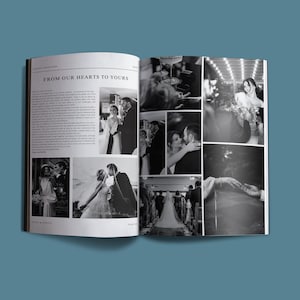 Wedding Magazine Template | Editable Canva Wedding Program | Printable Ceremony Booklet image 6