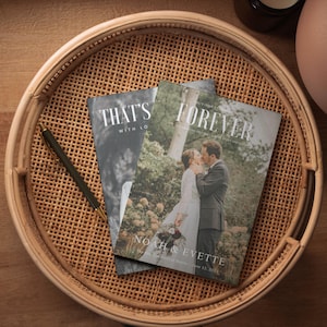 Wedding Magazine Template | Editable Canva Wedding Program | Printable Ceremony Booklet image 2