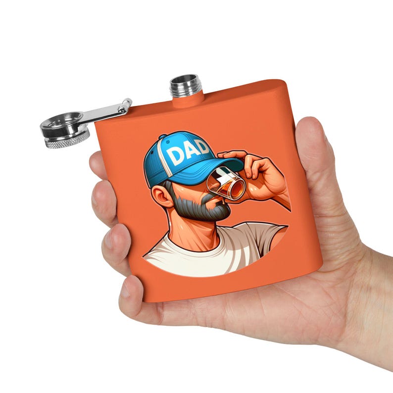 DAD Stainless Steel Flask | Father's Day Gift - Etsy