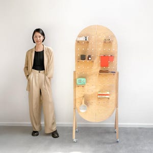 Free Standing Pegboard, Foldable Pegboard, Market Display, Pegboard Display Stand, Store Display, Craft Fair Display, Collapsible Stand