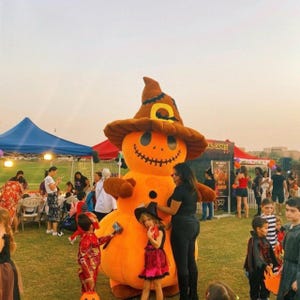 Mascotte gonflable de citrouille d&#39;Halloween