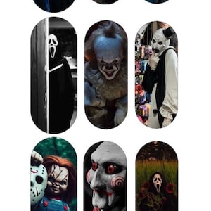 Halloween Nail Decals: Spooky Water Slide Nail Art