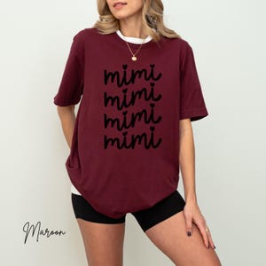 ミミ シャツ、ミミ T シャツ、ミミ T シャツ、かわいいミミ シャツ、ミミへのギフト、おばあちゃんへのギフト、おばあちゃんシャツ、おばあちゃんミミ ジジ T シャツ
