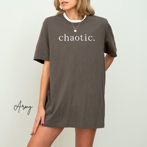 Camiseta de salud mental caótica, divertida de la generación Z, camiseta para la ansiedad, regalo para mamá, camiseta neurospicante y neurodivergente