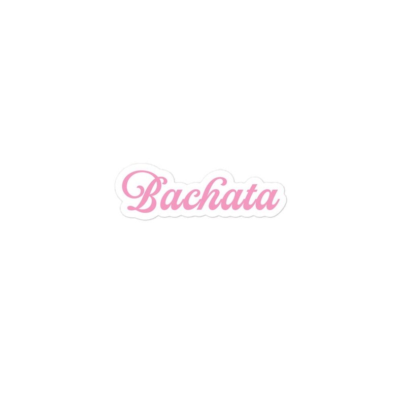 Bachata Cursive Cursive Bachata Sticker - Etsy