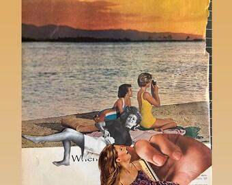 Kodak Ladies Collage Art Print