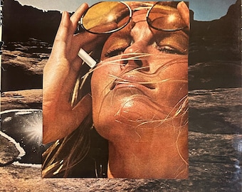 Sunbathe Art Print | Retro Woman in Sunglasses