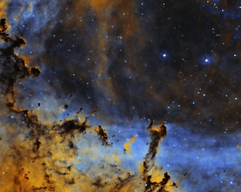 Astrofotografie ruimte muur kunst nachtelijke hemel poster rozet nevel digitale print 16 x 24 inch