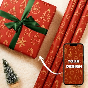 Customisable wrapping paper