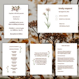 Floral Wedding Invitation!