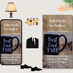 Tarjeta de Feliz dia de Padres avec Animacion !