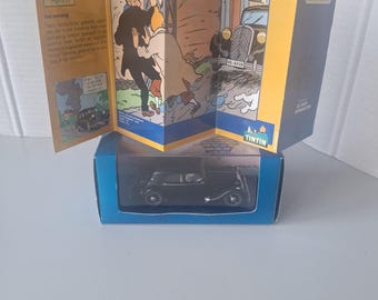 Ein Tim und Struppi-Auto aus dem Album: Tim und Struppi und die Biographie