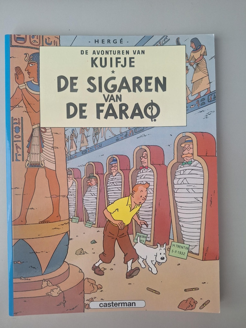 En bil från albumet: Tintin och faraos cigarrer bild 6