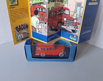 Ein Tim und Struppi-Auto aus dem Album: Tim und Struppi und die Biographie