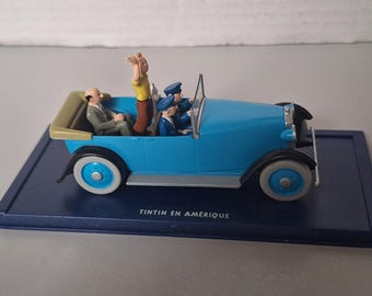 Ein Tim und Struppi-Auto aus dem Album: Tim und Struppi in Amerika