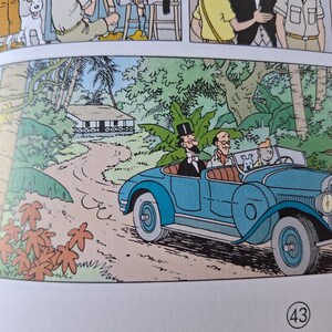 En bil från albumet: Tintin och faraos cigarrer bild 7