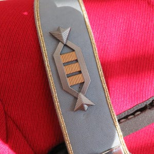 Monster Maroon TWOK Spacefleet Uniform Rank Pin Captain handcrafted