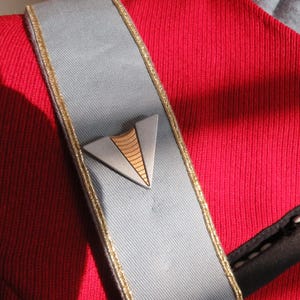 Monster Maroon TWOK Spacefleet Uniform Rank Pin Ensign handcrafted