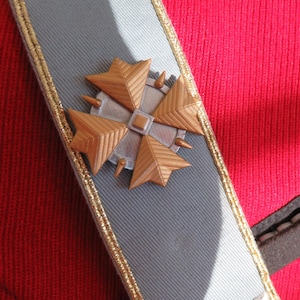 Monster Maroon TWOK Spacefleet Uniform Rank Pin Admiral handcrafted