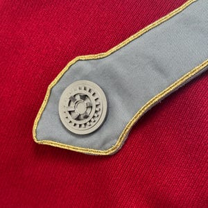 Monster Maroon TWOK Spacefleet Uniform Security Device Pin handcrafted