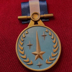 Medal of Honor Spacefleet Discovery Magnetbefestigung handcrafted