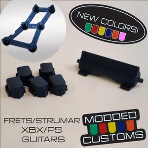 Fret + Strumbar + pegs Combo for Guitar hero guitars