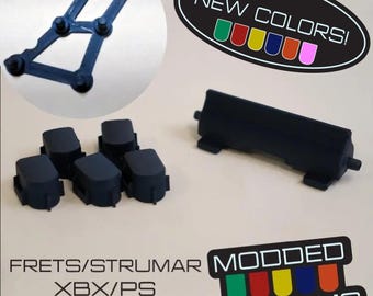 Fret + Strumbar + pegs Combo for Guitar hero guitars