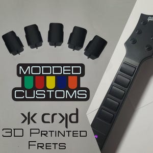 Custom CRKD guitar frets for mechanical or membrane necks clone hero / yarg