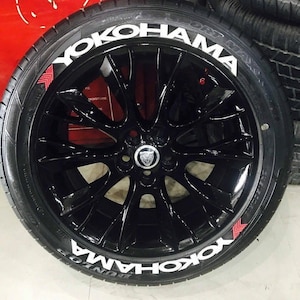 Permanent Tire Lettering Yokohama Stickers Tire Decals Sticker 1.25&quot; 4Tires