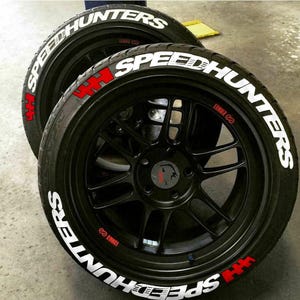 &quot;Permanent Reifen Schriftzug Flagge &quot;&quot;Reifen&quot;&quot; 3,25&quot; 4Tires.&quot;