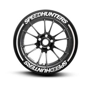 Permanent Tire Lettering Stripe Speedhunters Stickers Tire Decals Sticker 1.25&quot; 4Tires
