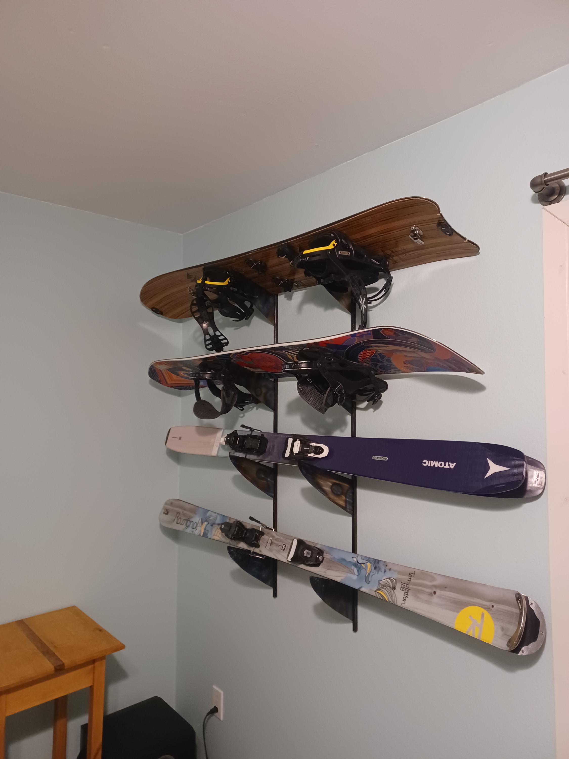 Snowboard Ceiling Rack Twin Snowboard Rack - Etsy