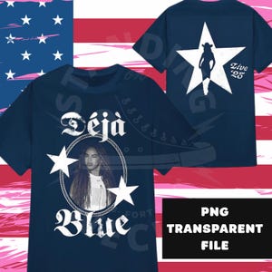 Déjà Blue Cowboy Carter Tour Inspired  PNG file, Déjà Blue Shirt Png, Déjà Blue Cowboy Carter Tour Shirt Png File