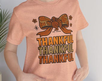 Coquette Thankful Turkey t-shirt  Give Thanks Boho Floral Fall Vintage Thanksgiving Gobble Shirt Design