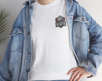 Team Benito Football T-Shirt, Vintage Sports Crest Graphic Tee, Puerto Rico Style Fan Shirt, Big Game Bowl 2026