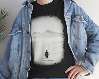 Nihilist Penguin Shirt, But Why Meme T-Shirt, Existential Penguin Graphic Tee, Dark Humor Shirt