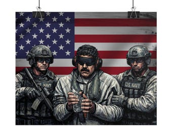 Maduro Captured 2026 Venezuela Libre Political Freedom Poster Venezuelan Resistance Statement Wall Art