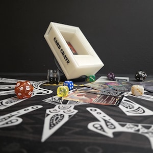 Combo de escáner de tarjetas y caja de almacenamiento con tapa magnética